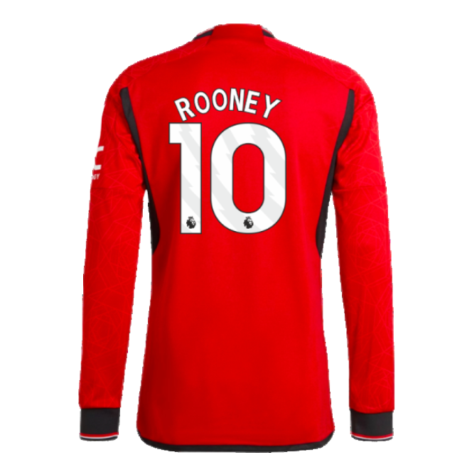 Fan Quality Man Utd Home Supporter Shirt (Adults) (Rooney 10)