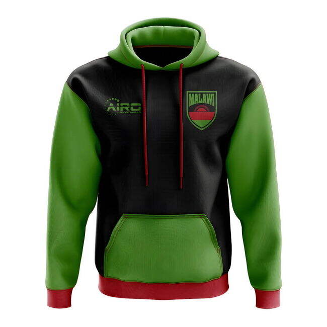 Malawi Concept Country Football Hoody (Black)