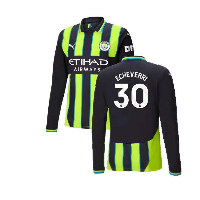 2026 Collection Durable Man City Away Team Kit (Echeverri 30)