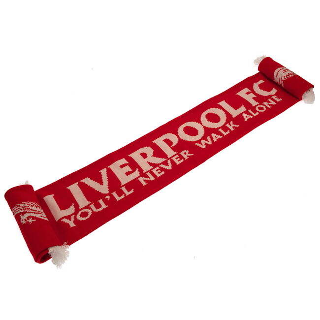 Liverpool FC White Liverbird Scarf