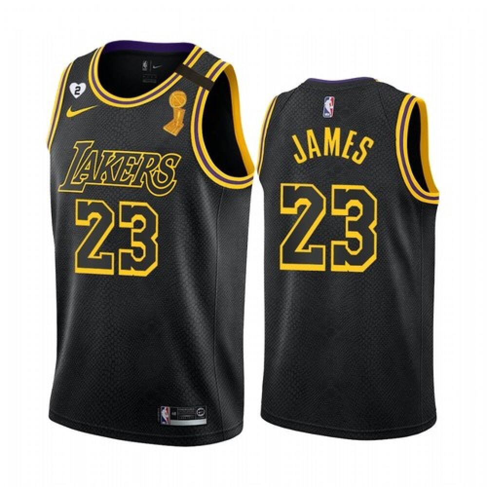 Official Los Angeles Lakers LeBron James23 Jersey Black - Basketball Fan Gear