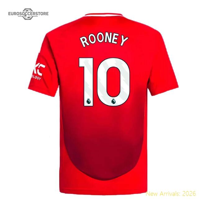 Authentic 2024-2025 Man Utd Home Mini Kit (rooney 10) - Premium