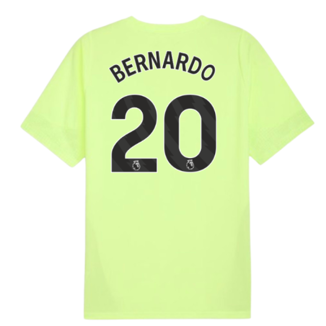 2025-20 Man City Training Football Shirt Bernardo Name & Number L M S