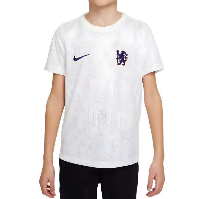 2025-2026 Chelsea Pre-Match Shirt (White) - Kids (Zola 25)