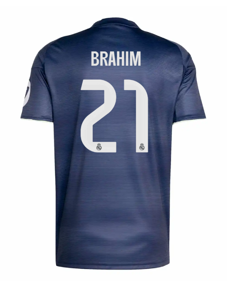 Brahim's 21 Away Jersey for Real Madrid in the 25-26 Season