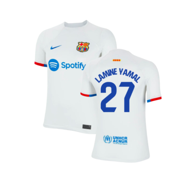 2023-2024 Barcelona Away Shirt for (Children