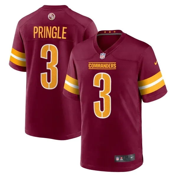None Byron Pringle Game Jersey - Burgundy | NFL Player Jersey