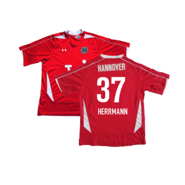 Football Home Shirt Excellent M Herrmann #37 High Performance Auth...