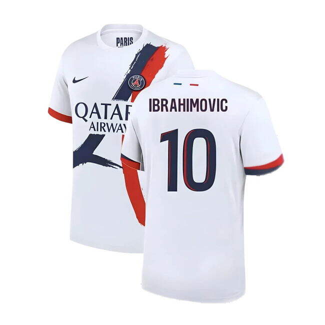 PSG 2024-2025 Away Football Kit (Ibrahimovic 10) | Comfortable