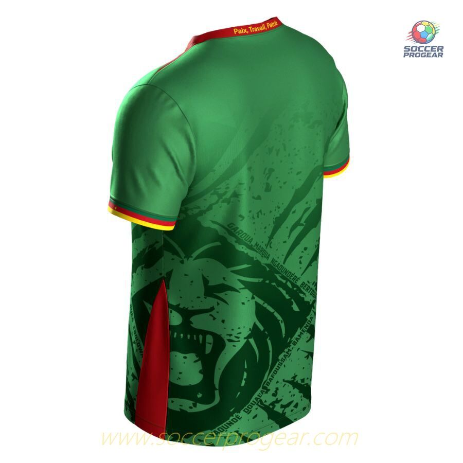 Cameroon Home Team Jersey Kids Team Jersey 2025 Season 2026