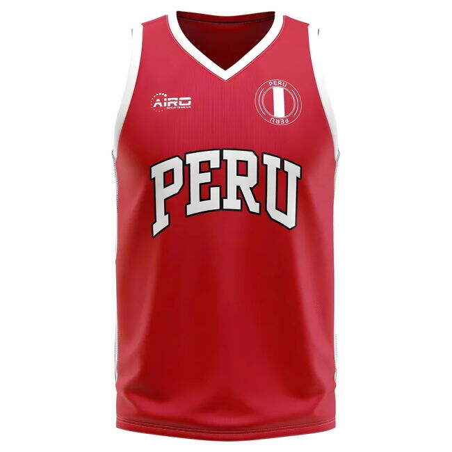 Premium Peru Home Concept Basketball Shirt Cup Soccer Championship