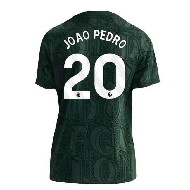 2025-2026 Chelsea Pre Match Kit (Green) - Kids (Joao Pedro 20)