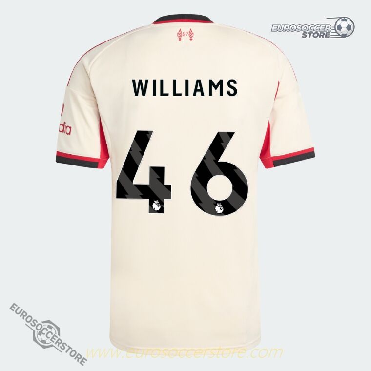 Liverpool WILLIAMS 46 Away Jersey for the 25-26 Season