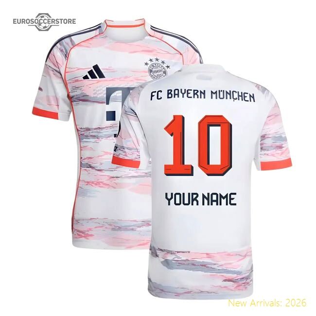 Top-Quality 2025-2026 Bayern Munich Away Shirt (Your Name)