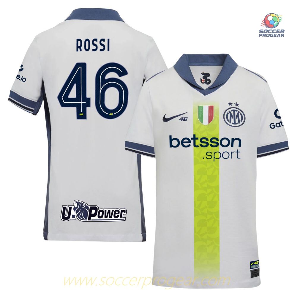 Inter Milan Away Youth Team Jersey 2024-25 Edition Rossi Special Edition VR46