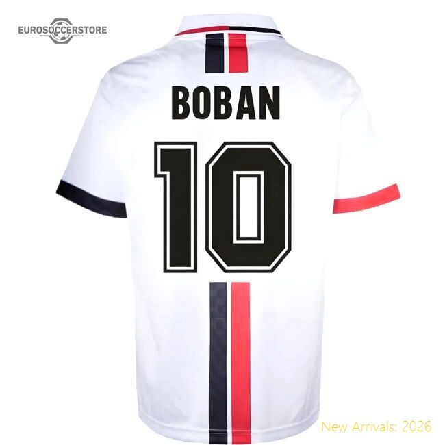 Ac Milan 1996 Away Retro Shirt (boban 10) - Supporter Edition
