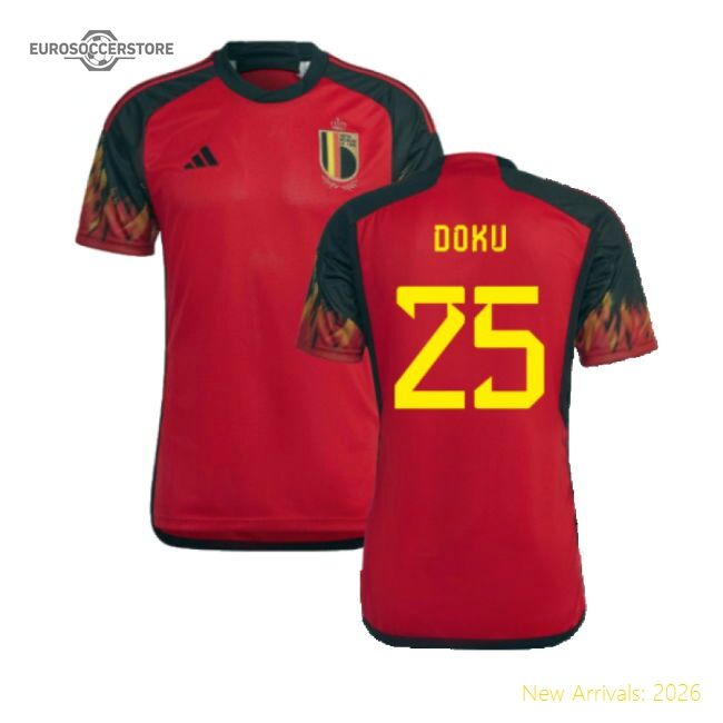 Durable Belgium 2022-2023 Home Shirt (bel) Modern Movement