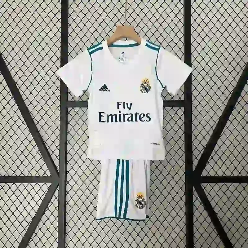 2017-2018 Kids Real Madrid Jersey retro kit