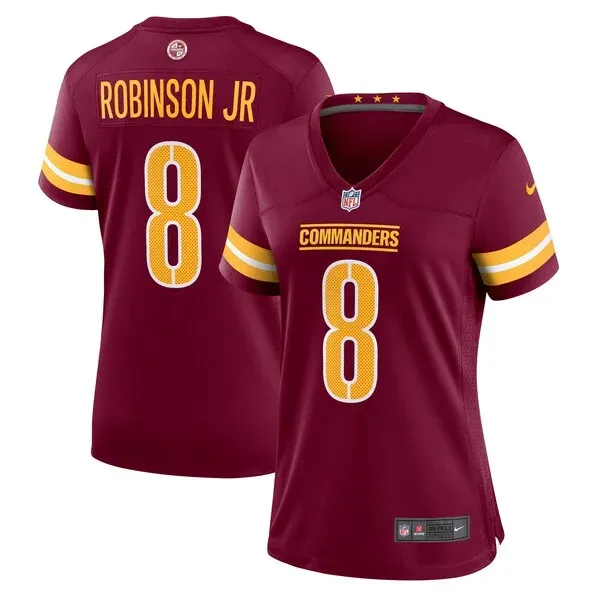 None Brian Robinson Game Jersey - Burgundy | NFL Player Jersey
