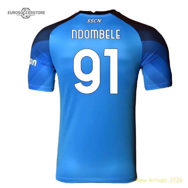 Match-Day Napoli 2022-23 Player Issue Home Shirt (3Xl) (Ndombele 91)