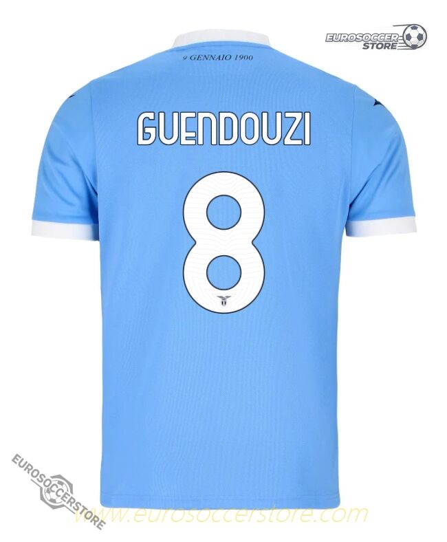 25-26 Season Lazio Home Football Jersey - GUENDOUZI #8