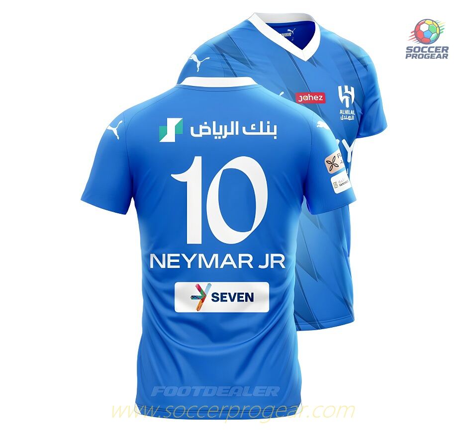 NEYMAR JR AL HILAL Saudi League HOME JERSEY 2023 2024 KIDS