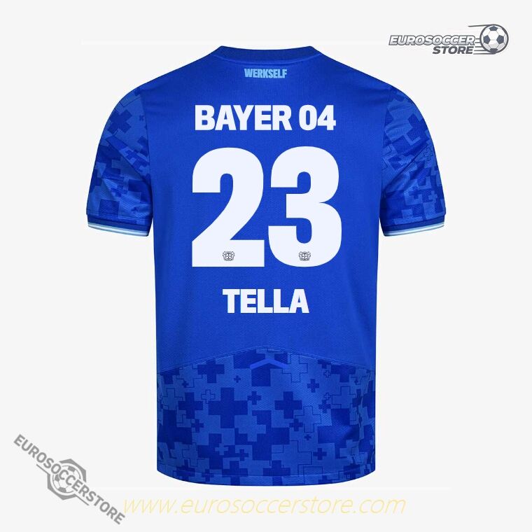 Bayer 04 Leverkusen TELLA 23 Third Football Jersey for the 25-26 Season