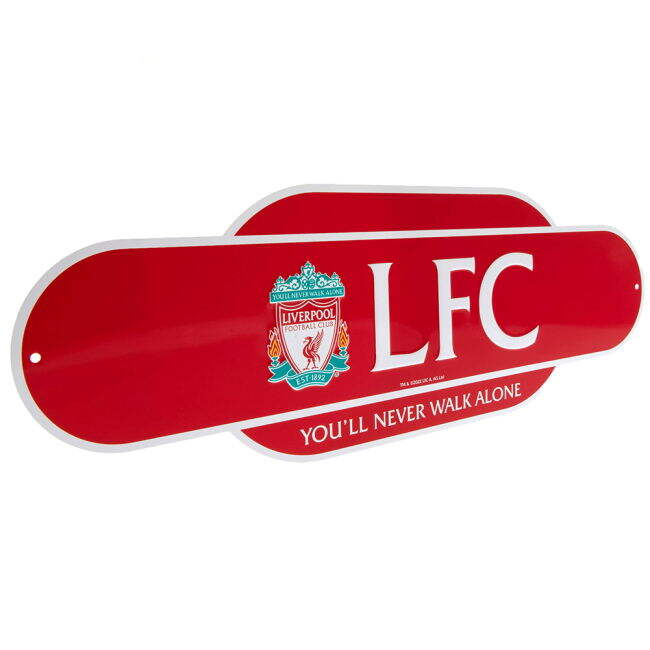 Liverpool FC Colour Retro Sign - premium