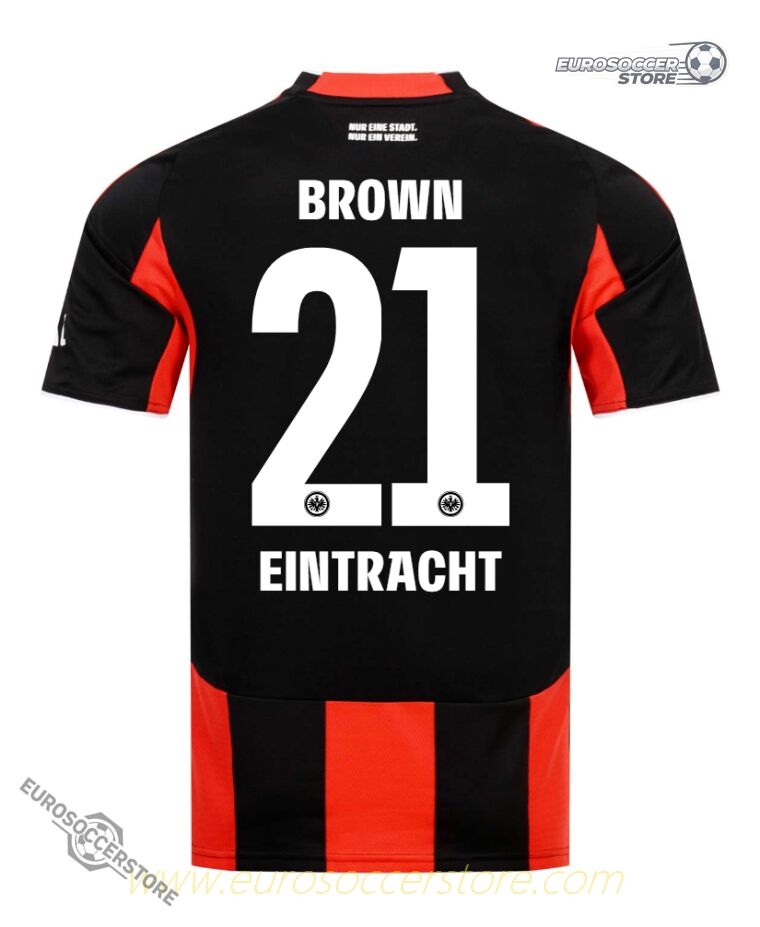 Eintracht Frankfurt 21 Home BROWN Jersey for the 25-26 Season