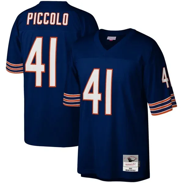 None Brian Piccolo Replica Jersey - Navy | NFL Player Jersey