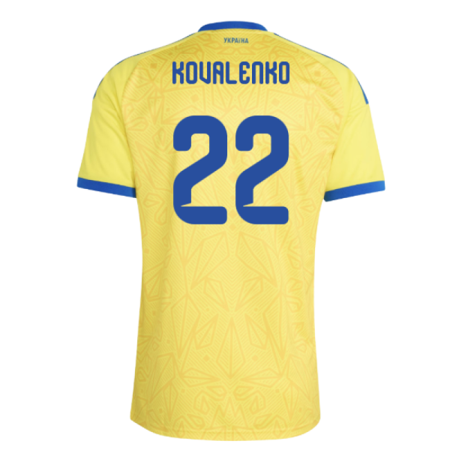 High-Quality Original 2026-2027 Ukraine Home Shirt (Kovalenko 22)