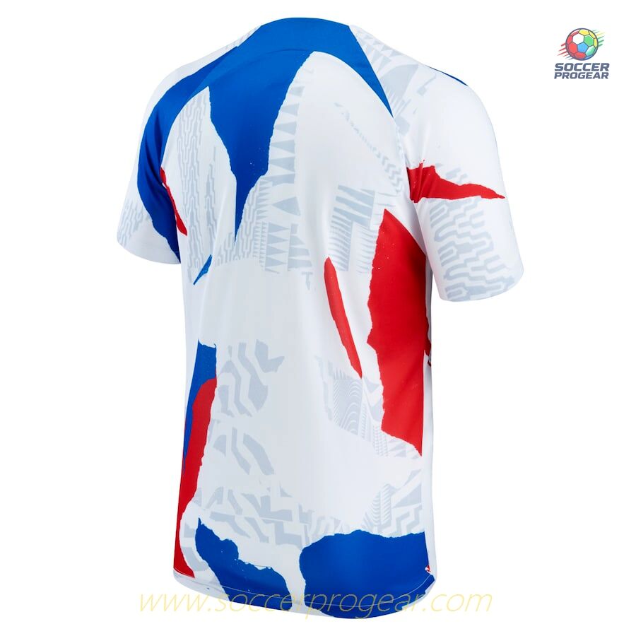 France Team Shirt World Cup 2022 Pre-Match White