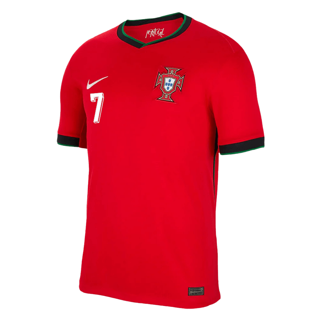 [Super Quality] Men's Portugal RONALDO #7 Home Soccer Jersey Euro 2024