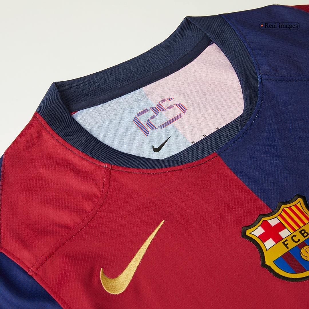 Barcelona Home Soccer Jersey 2024/25 - 125th Anniversary(Spotify Logo