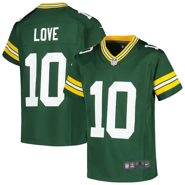 Performance Green Bay Packers Game Jersey - Premium Green NFL Fan J...