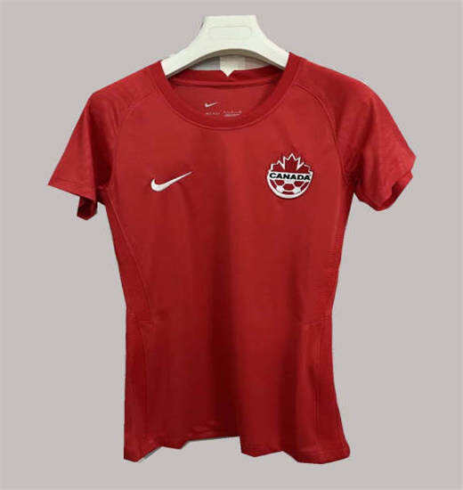 Moisture Wicking Canada World Cup 2022 Home Red Women's Soccer Jersey
