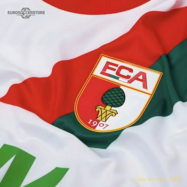 Trending Best-Selling 2025-2026 Fc Augsburg Home Shirt (Kids)