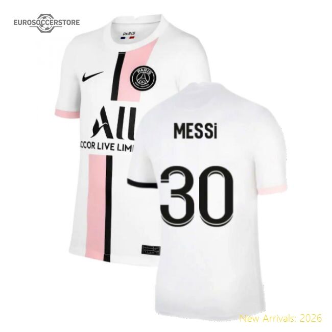 Fan-Favorite Psg 2021-2022 Away Shirt (Kids) (Messi 30)