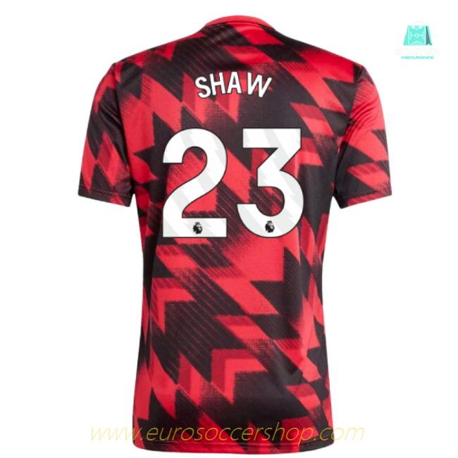 2025-2026 Man Utd Pre-Match Shirt (Red) (Shaw 23)
