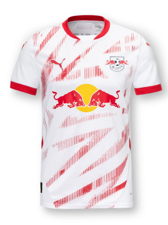 RB Leipzig Home BITSHIABU 5 Football Jersey for the 24-25 Season