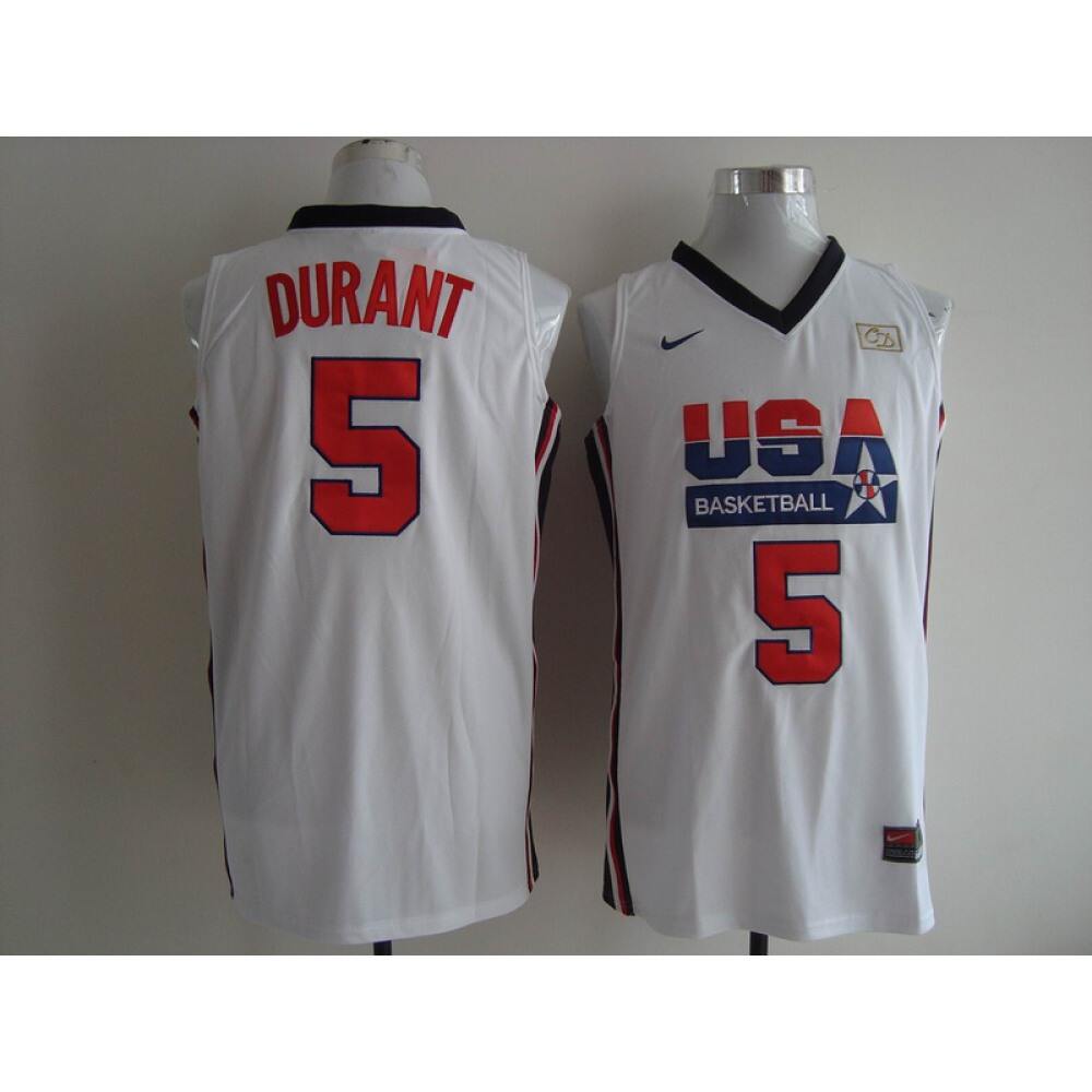 Elite Jersey Kevin Durant5 White - - Must-Have Jersey