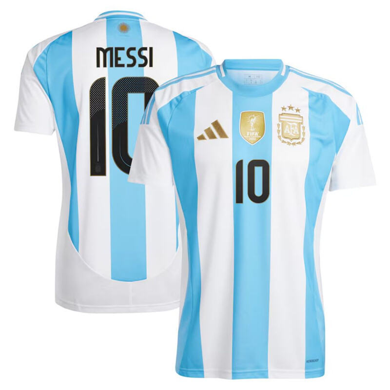 Genuine Premium Quality 2024 Argentina Home Shirt MESSI 10
