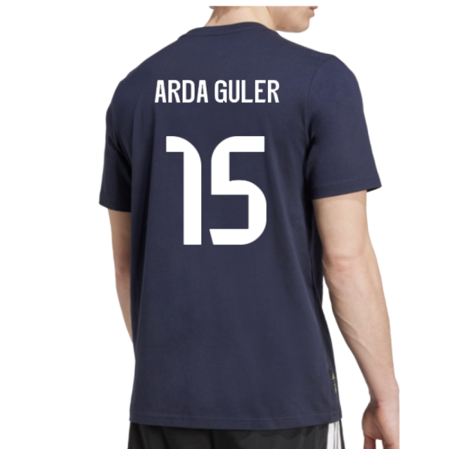2025-2026 Real Madrid Seasonal Graphic Tee (legend Ink) (arda Guler