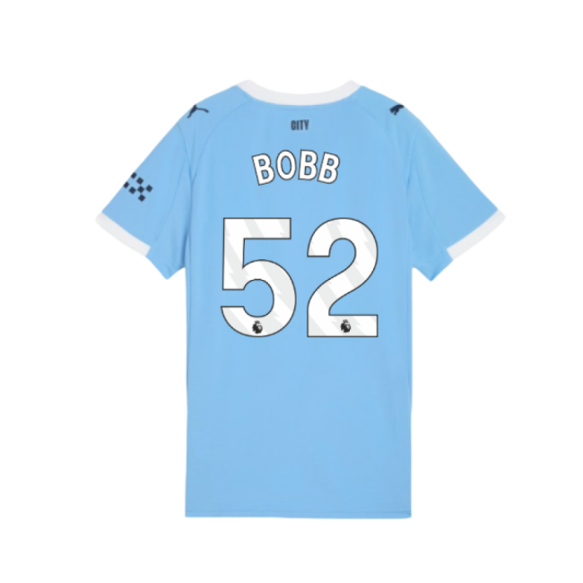 2025-2026 Man City Home Shirt (Womens) (Bobb 52)