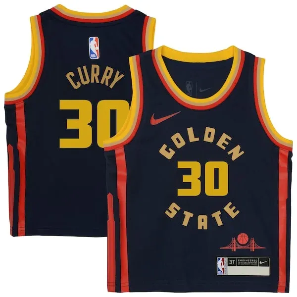 Stephen Curry GSW Swingman Jersey - official team-jersey - Navy