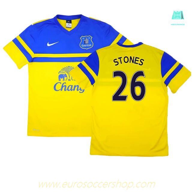 Everton 2013-14 Away Shirt (S) ((Excellent) S) (Stones 26)