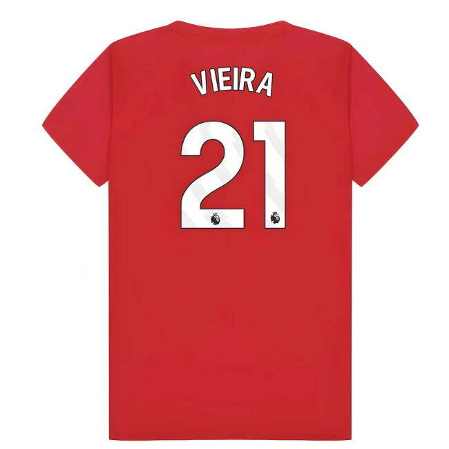 2024-24 Arsenal Home Jersey Vieira #21 Edition L S Kids