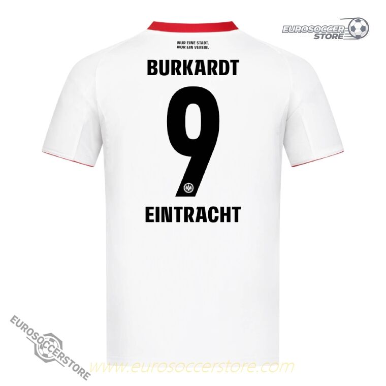 Away Jersey of Eintracht Frankfurt for 25-26 Season with BURKARDT 9
