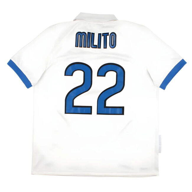 Inter Milan 2009-10 Away Shirt (L) Milito #22 (Very Good)