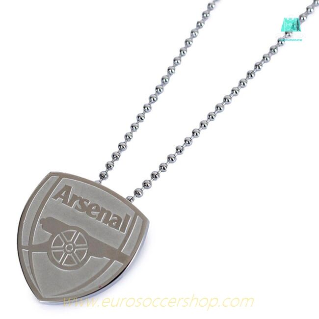 Arsenal FC Stainless Steel Large Pendant & Chain